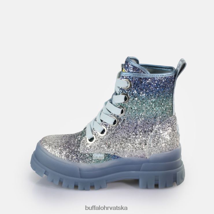 srebrno siva Buffalo aspha lace up hi gležnjača vegan |čizme TDD6T440